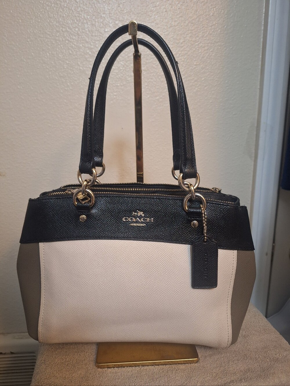 Coach Vintage Bag Purse Brooke Color Block Carryall